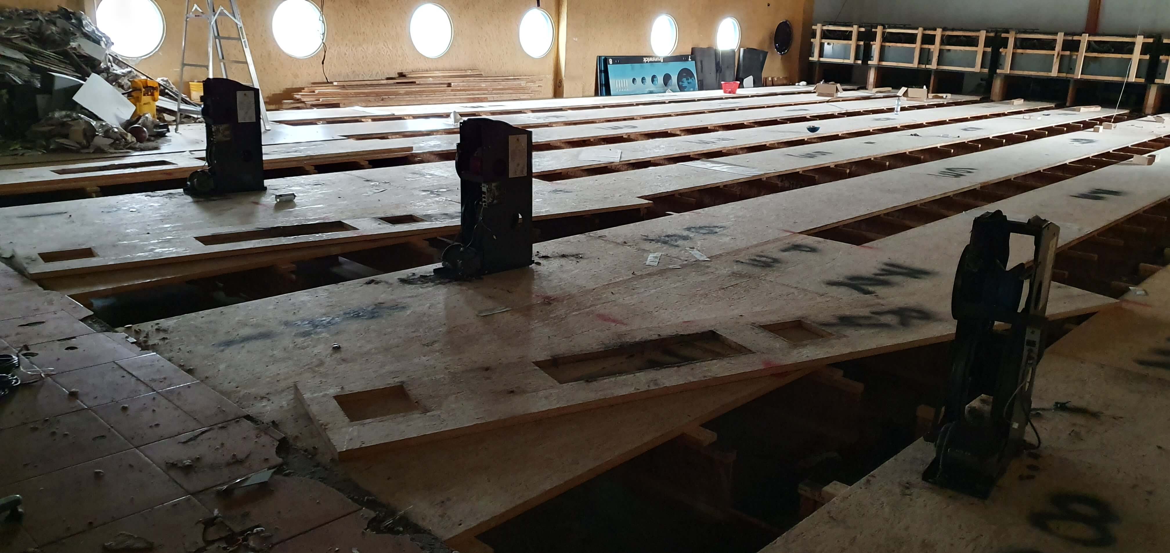 Desinstalación Antofagasta - Máquinas preparadas para transporte